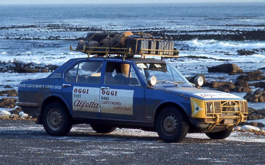 Alfa Romeo Alfetta Raid Capo Nord Capo Sud (116) '1973